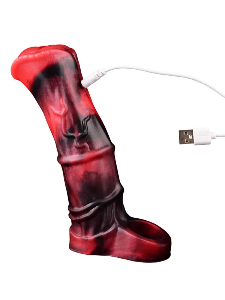 Vibrating Penis Sleeve 18,5 cm - Vibruojanti varpos rankovė 3 [full]