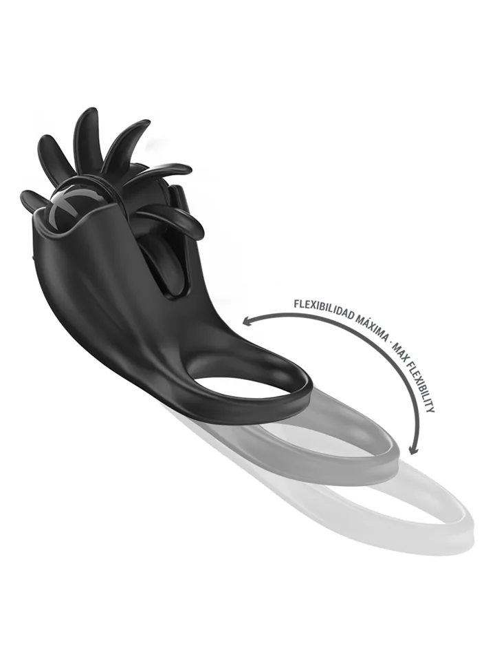 Vibrating Ring 10 Vibrations With Clitoris Stimulator - Vibruojantis gaidžio žiedas 3 [full]