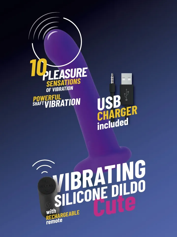 Vibrating Silicone Dildo With Remote 18 cm - Vibruojantis dildo 1 [full]
