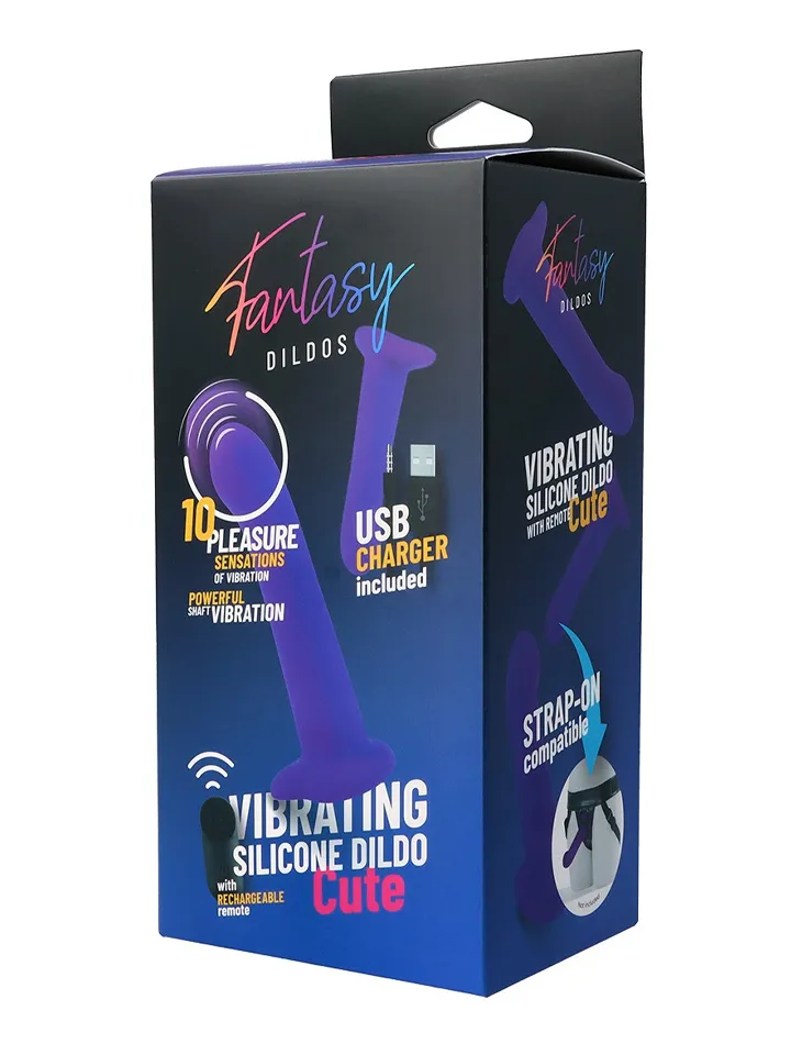 Vibrating Silicone Dildo With Remote 18 cm - Vibruojantis dildo 4 [full]