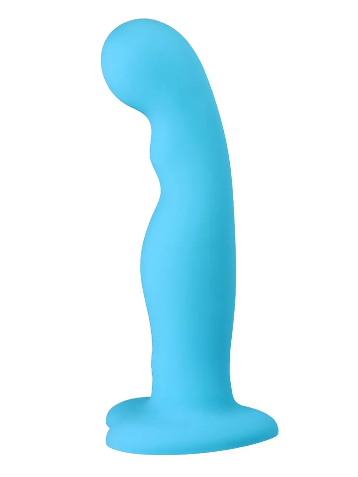 Vibrating Silicone Dildo With Remote Blue 18 cm - Vibruojantis dildo 3 [full]