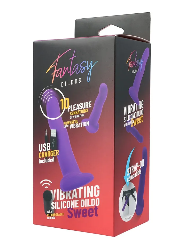 Vibrating Silicone Dildo With Remote Purple 18 cm - Vibruojantis dualdildo 4 [full]