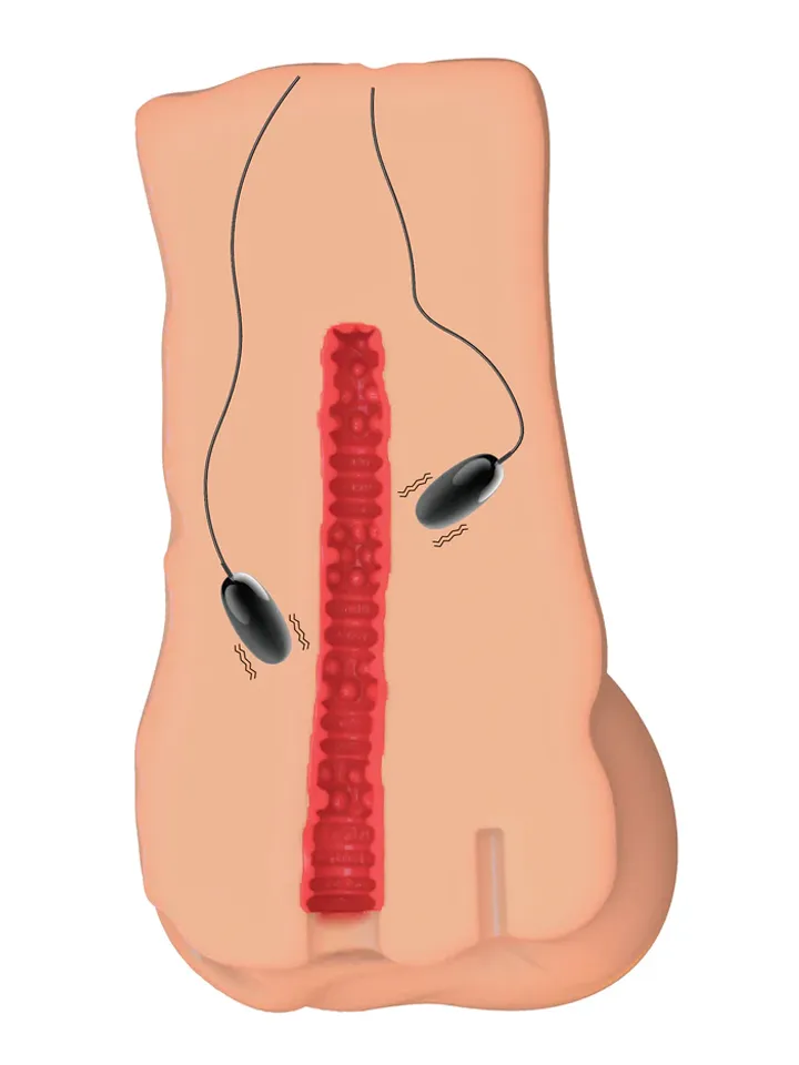 Vibrating Slut Hole Masturbator - Vibruojantis makšties masturbatorius 3 [full]