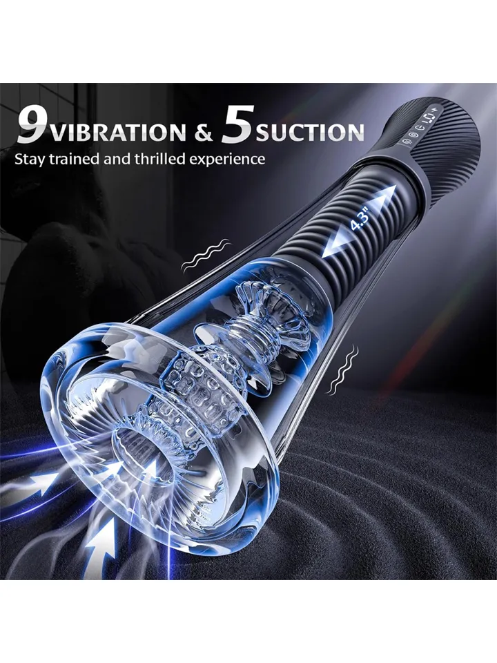 Vibrating & Sucking Masturbator & Pump - Automatinis varpospump 2 [full]