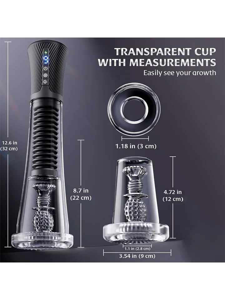 Vibrating & Sucking Masturbator & Pump - Automatinis varpospump 5 [full]