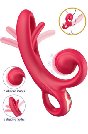 Vibrator With Tongue & Clitoral Stimulation - Klitorio stimuliatorius 1