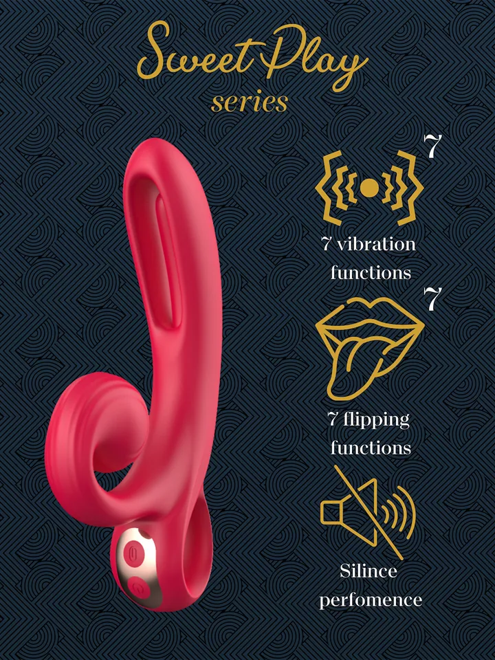 Vibrator With Tongue & Clitoral Stimulation - Klitorio stimuliatorius 3
