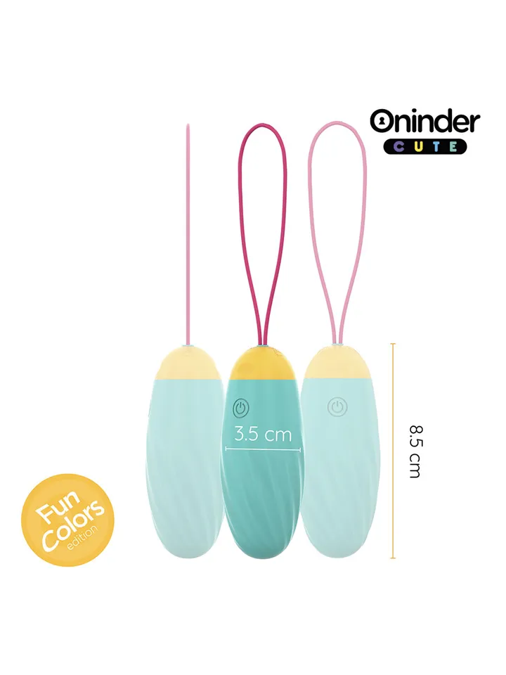Vibro-Rotating Silicone Gem Egg With App - APP kontroliuojamas vibruojantis kiaušinis 4 [full]