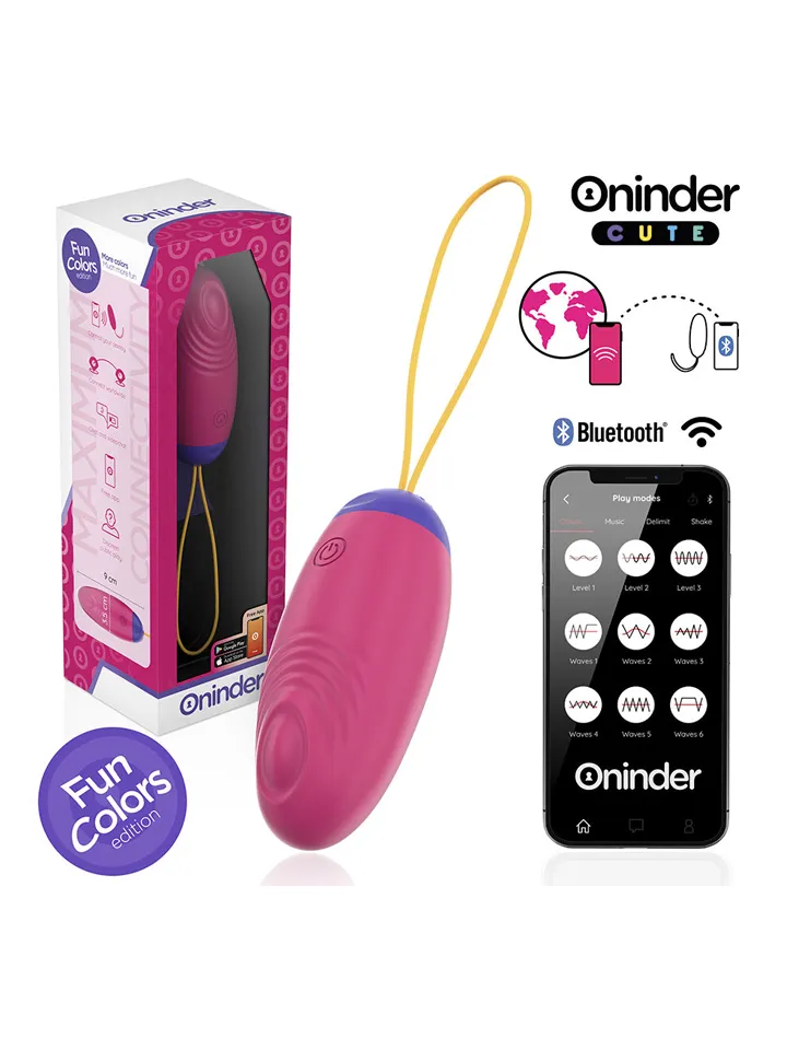 Vibro-Wave Tapping Silicone Egg With App - APP kontroliuojamas vibruojantis kiaušinis 2 [full]