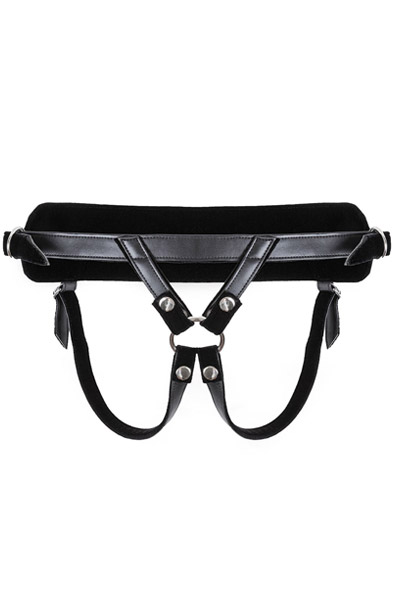 Virgite Harness With Purple Dildo Medium - Diržu su diržais 2