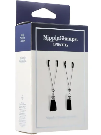 Virgite Nipple Clamps With Tassels - Spenelio spaustukai 3