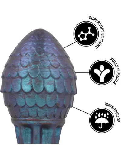 Vrakos Dragon Egg Anal Plug 11,5 cm - XL ButtPug 3