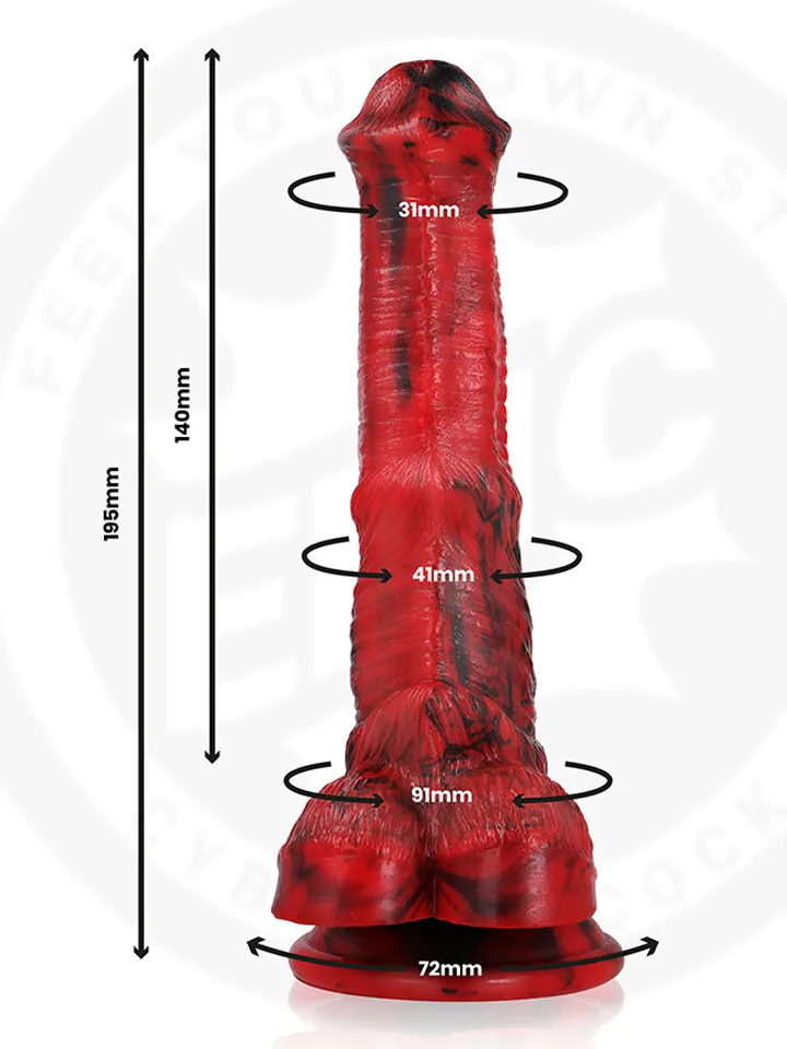 Vulcanus Night Dragon Dildo 19,5 cm - Dragon dildo 2 [full]
