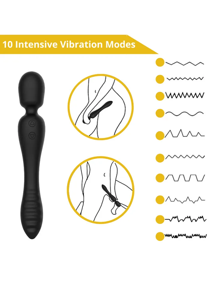 Wand Massager & G-spot Vibrator - Stebuklinga lazdelė / masažo lazdelė 2 [full]