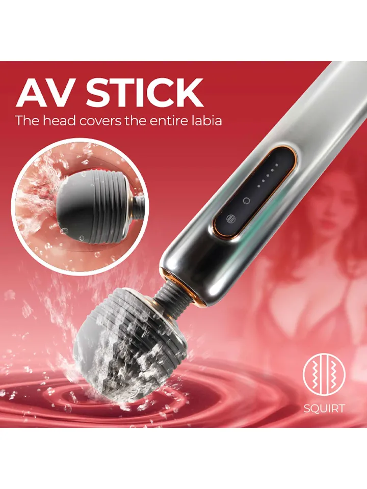 Wand Massagers Shining Metallic Luster - Stebuklinga lazdelė / masažo lazdelė 2 [full]