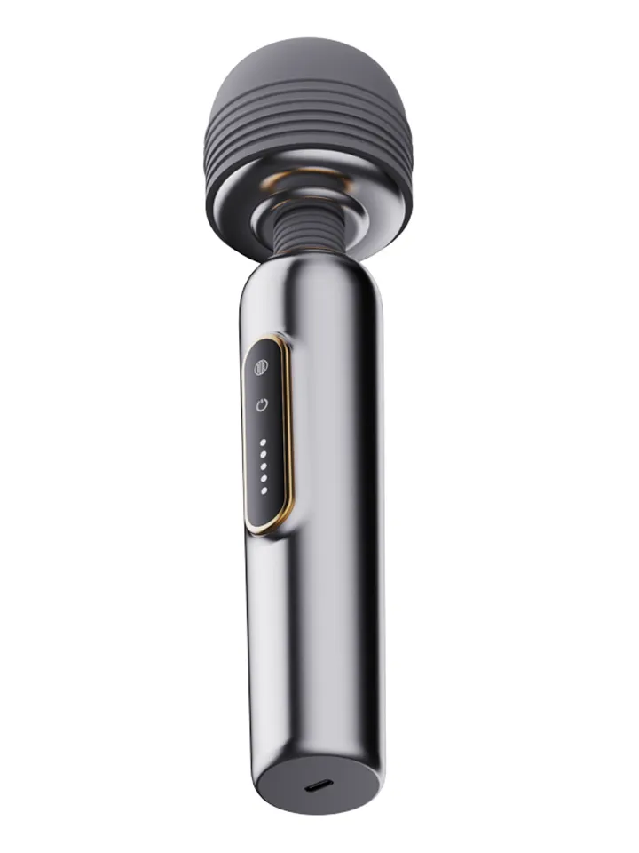 Wand Massagers Shining Metallic Luster - Stebuklinga lazdelė / masažo lazdelė 5 [full]