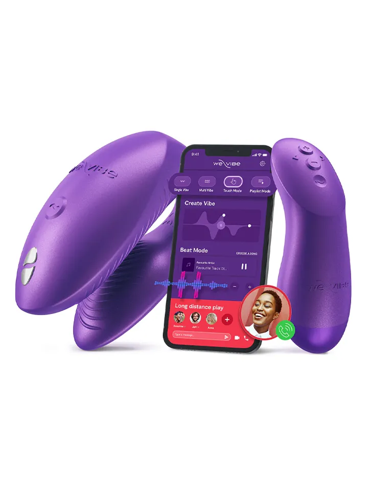 We-Vibe Chorus Pro Cosmic Purple - APP kontroliuojamos poros vibratorius 1 [full]