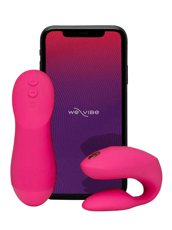 We-Vibe Chorus Pro Electric Pink - APP kontroliuojamos poros vibratorius 4 [full]