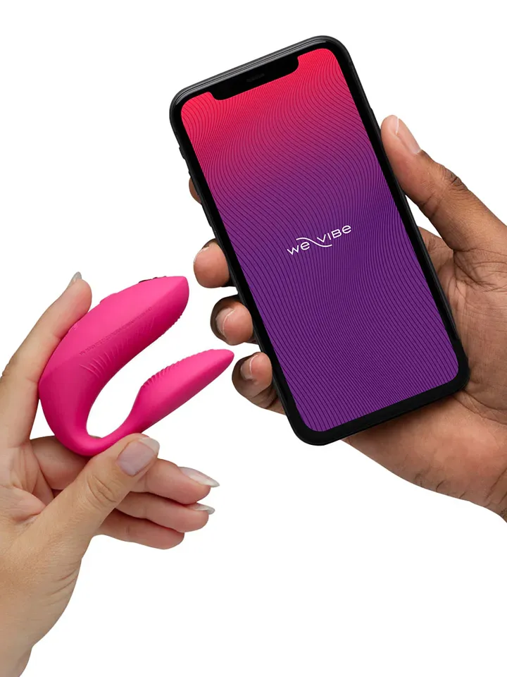 We-Vibe Chorus Pro Electric Pink - APP kontroliuojamos poros vibratorius 6 [full]