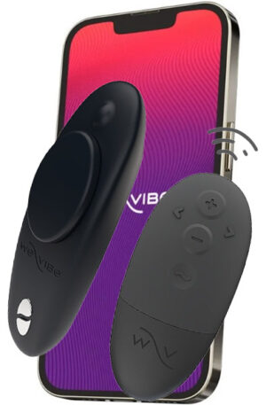 We-Vibe Moxie+ Black - Belaidis kelnaitės vibratorius 1