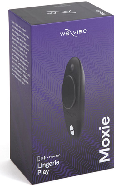 We-Vibe Moxie Black - Belaidis kelnaitės vibratorius 5
