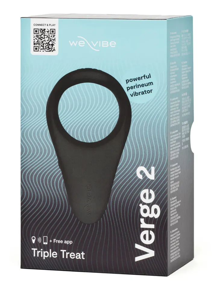 We-Vibe Verge 2 Black - APP kontroliuojamas varpos žiedas 6 [full]