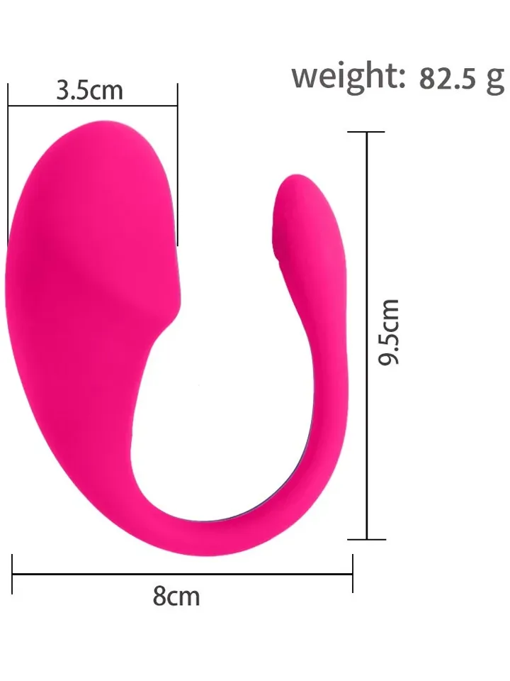 Wearable Bullet Vibrator With App - APP kontroliuojamas vibruojantis kiaušinis 2