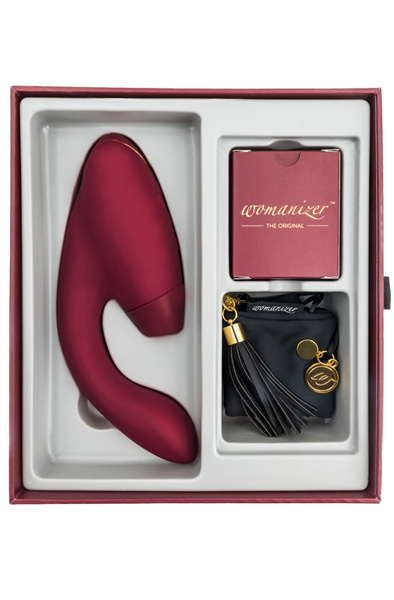 Womanizer Duo Red - Oro slėgio vibratorius 5