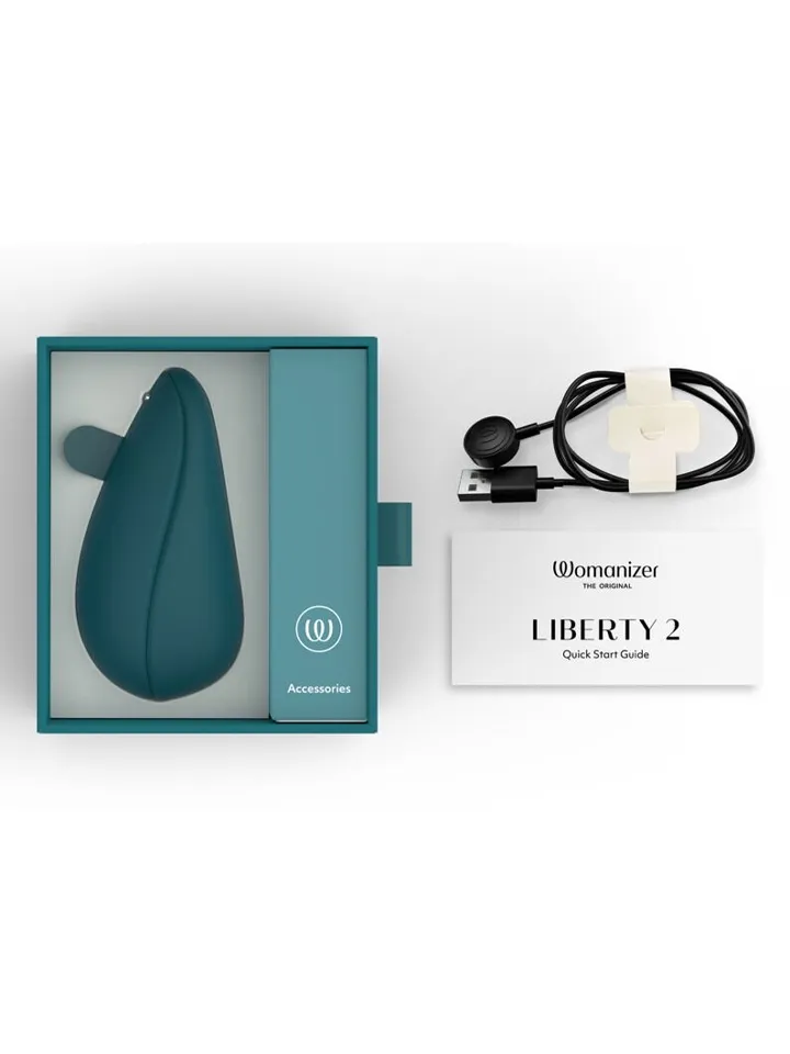 Womanizer Liberty 2 Dark Petrol - Oro slėgio vibratorius 4 [full]