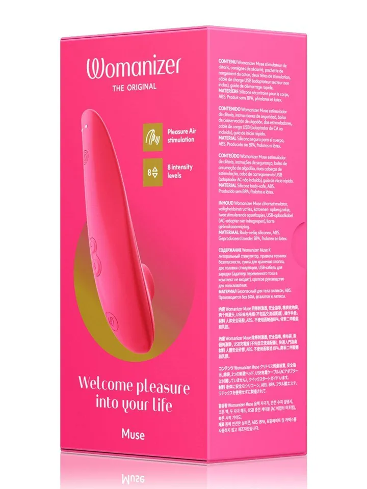 Womanizer Muse Pink - Oro slėgio vibratorius 5 [full]