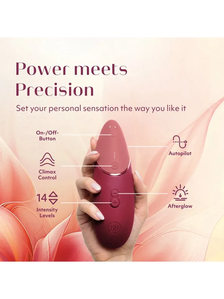 Womanizer Next 3D Pleasure Air Stimulator Bordeaux - Oro slėgio vibratorius 7 [full]