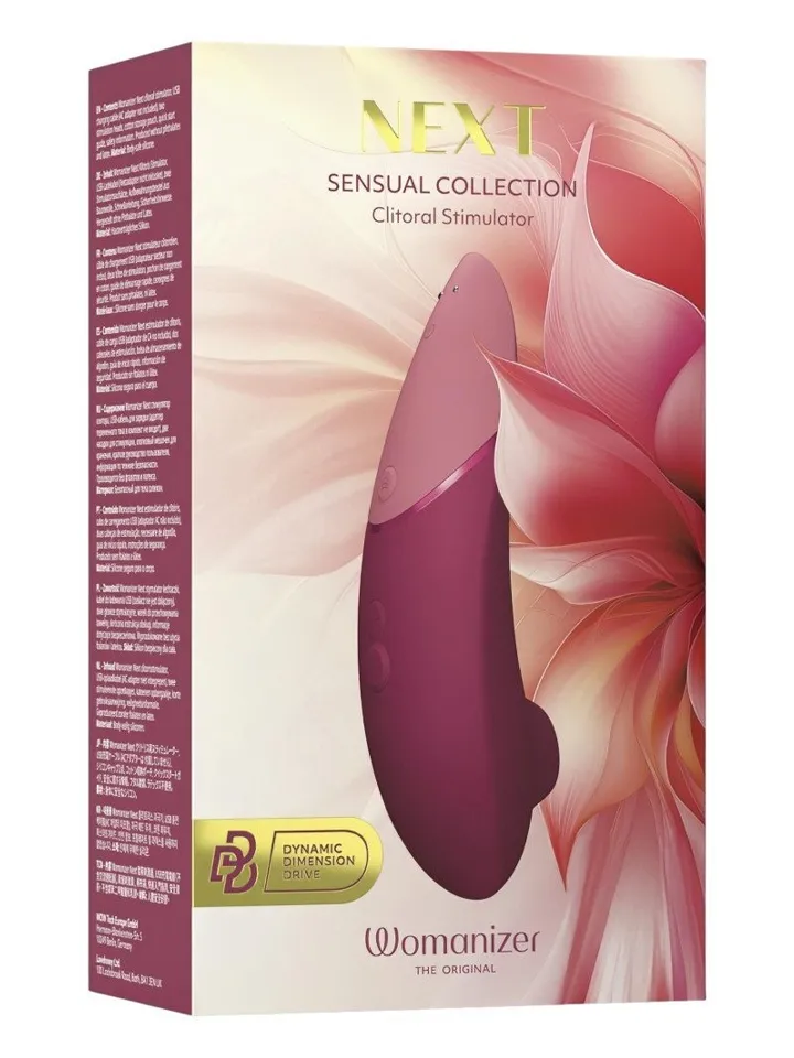 Womanizer Next 3D Pleasure Air Stimulator Bordeaux - Oro slėgio vibratorius 8 [full]