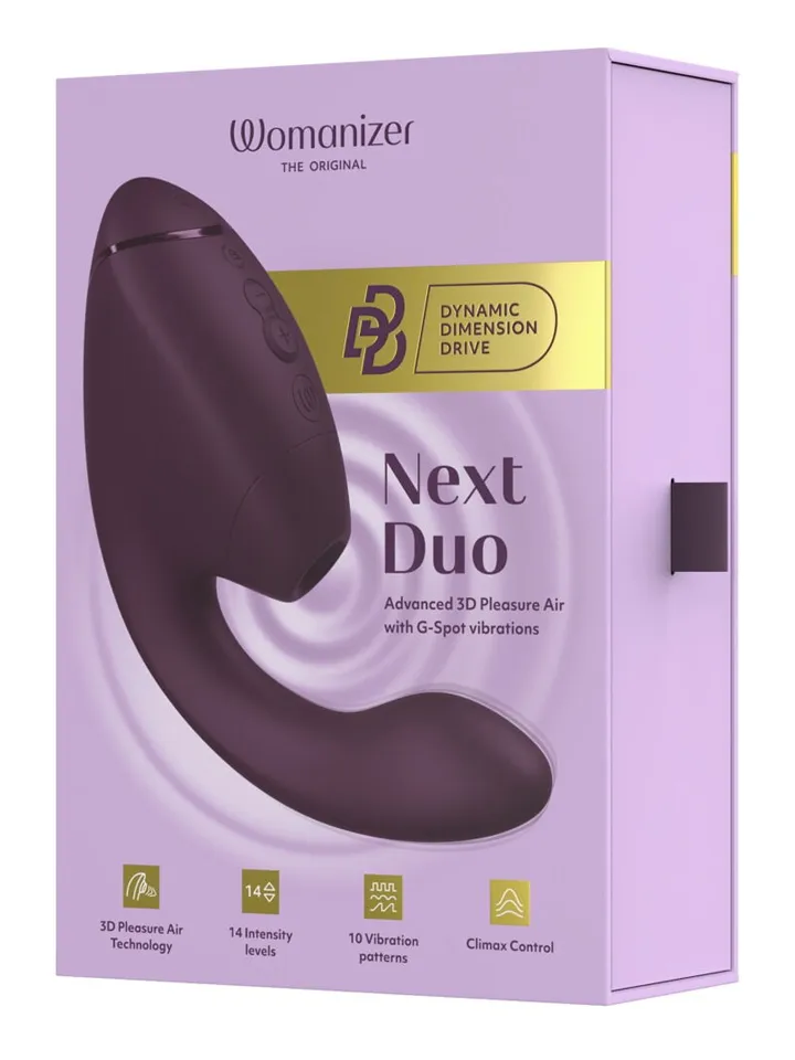 Womanizer Next Duo Dark Purple - Oro slėgio vibratorius 7 [full]