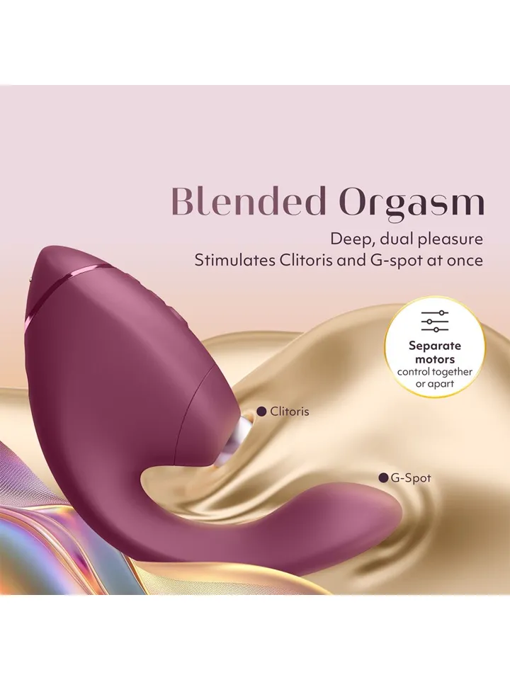 Womanizer Next Duo Dusky Pink - Oro slėgio vibratorius 2 [full]