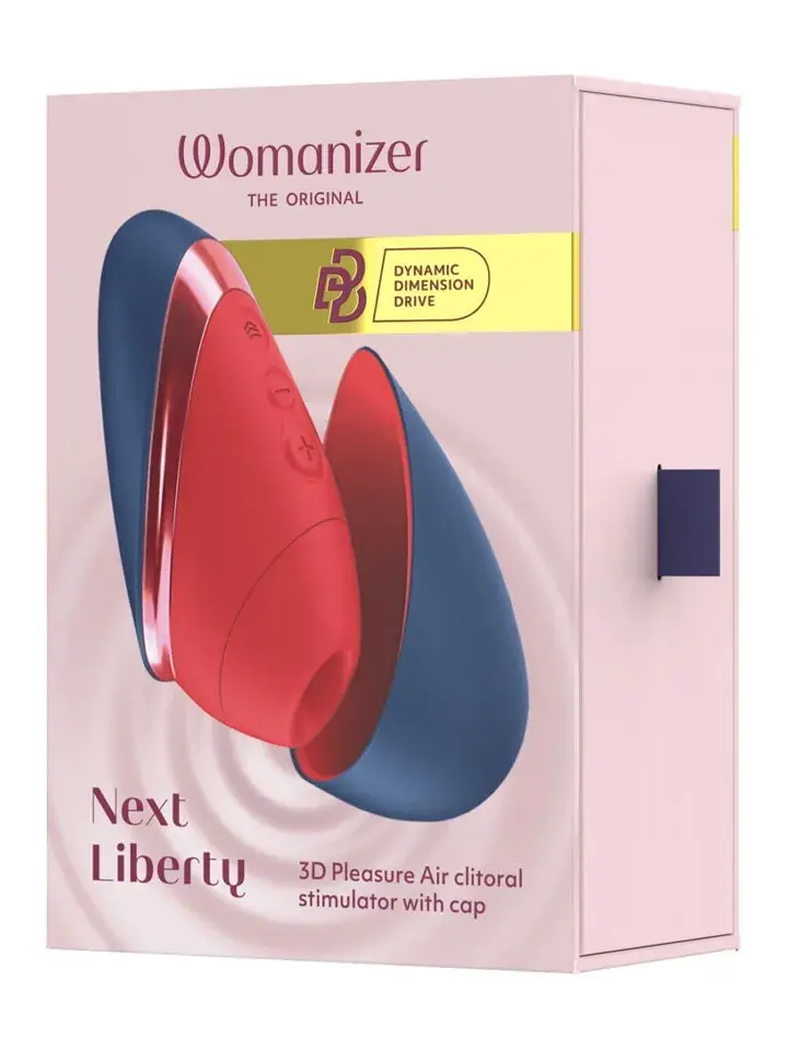 Womanizer Next Liberty Pleasure Air Stimulator Blue/Red - Oro slėgio vibratorius 6 [full]