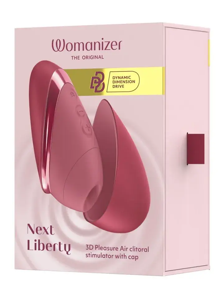Womanizer Next Liberty Pleasure Air Stimulator Bordeaux - Oro slėgio vibratorius 6 [full]