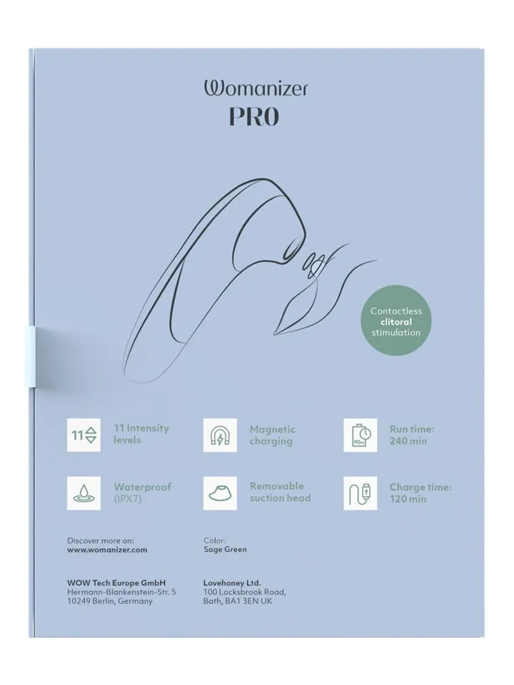 Womanizer Pro Sage - Oro slėgio vibratorius 7 [full]