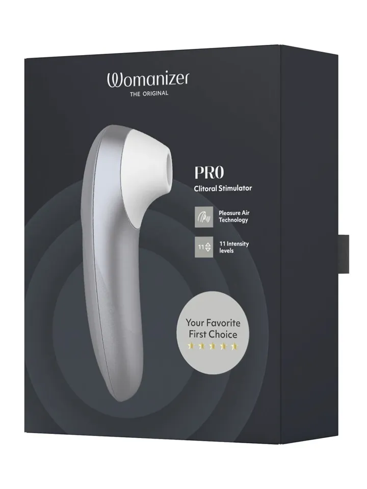 Womanizer Pro Silver - Oro slėgio vibratorius 7 [full]