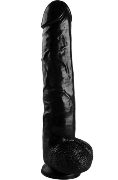 X-Men Super-Sized Dildo Black 46 cm - Papildomas tipas analinis dildo 1