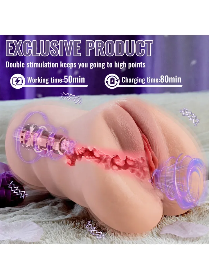 Xise Sora Masturbator - Vibruojantis makšties masturbatorius 6 [full]