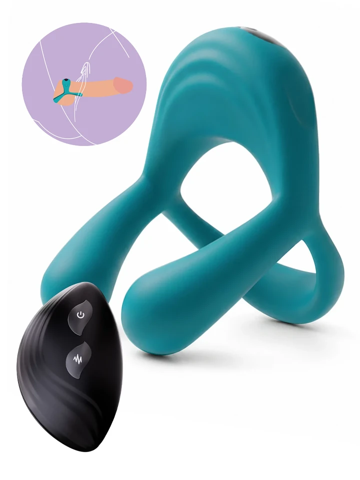 XOCOON Bond Vibrating Couples Ring + Remote - Porų vibratorius 1 [full]