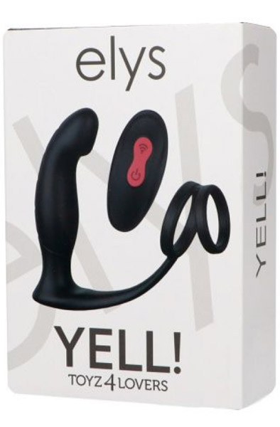 Yell Vibrating Prostate Massager With Cock Ring - Prostatos vibratorius 2