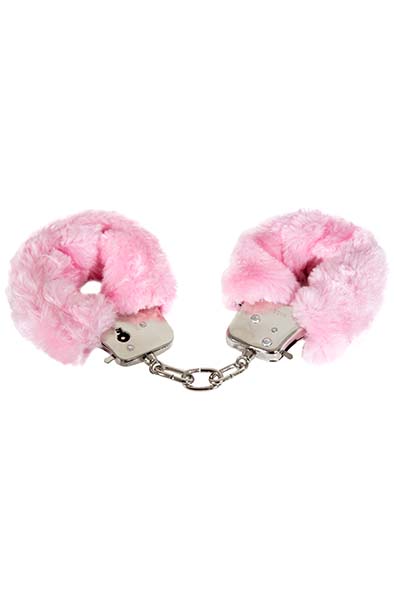 You're Under Arrest! Pink Furry Cuffs - Antrankiai su pūkais 2