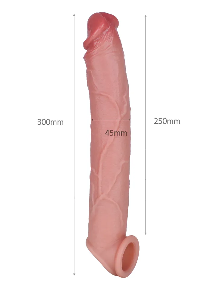 Zenn Realistic Penis Sleeve 30 cm - Varpos ilgintuvas/varpos rankovė 3 [full]