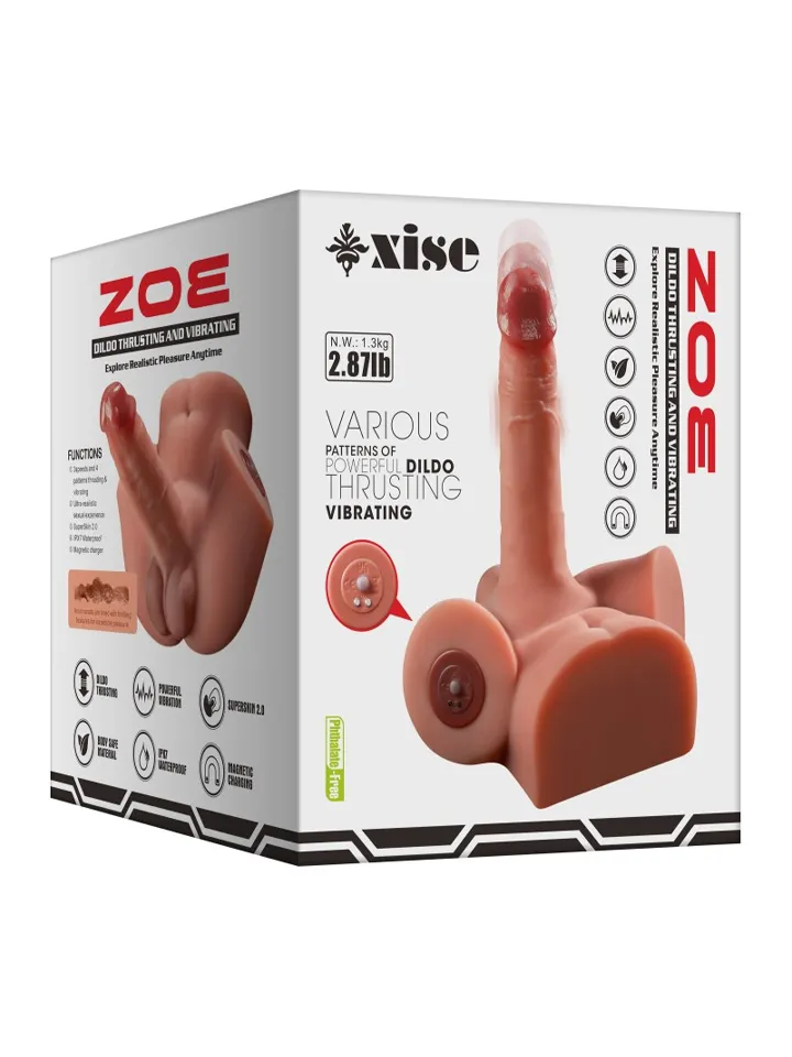 Zoe Thrusting Vibrating Dildo - Manlig Sexdocka 7 [full]