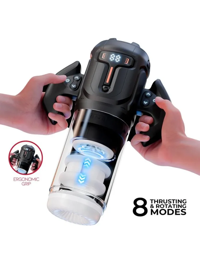 Zyon Thrusting & Rotating Masturbator - Automatinis masturbatorius 5